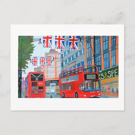 オックスフォードストリートのご案内 インビテーションポストカード (正面)