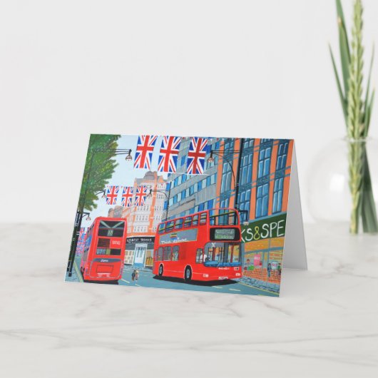 オックスフォードストリートのご案内 招待状 (正面)