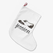 オックスフォードタップダンス先生シュータップダンススタジオ ラージクリスマスストッキング (正面 (吊り時))
