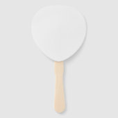 オックスフォードブルー&ホワイトカスタムティアドロップファン ハンドファン (裏面)