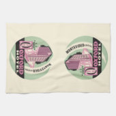 オックスフォードホテル,モンテビデオ,ウルグアイ,ヴィンテージトラベル キッチンタオル (横)