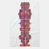 オックスフォードミシシッピーのスカイライン キッチンタオル (縦)