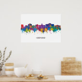 オックスフォードミシシッピーのスカイライン ポスター (キッチン)