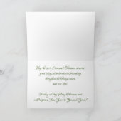 「オックスフォードミル廃墟」クリスマスカード カード (内部)