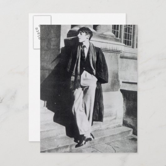 オックスフォード在学中のルイ・マクネイス ポストカード (正面/裏面)