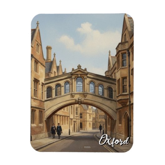 オックスフォード大学 ため息の橋 イギリス 旅行 マグネット (縦)