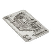 オックスフォード大学「Oxonia Illustraata」パブより マグネット (右側)