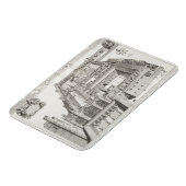 オックスフォード大学「Oxonia Illustraata」パブより マグネット (左側)