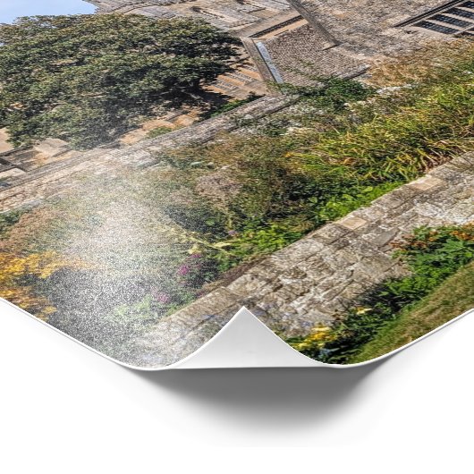 オックスフォード教会キリスト記念庭園 フォトプリント (角)