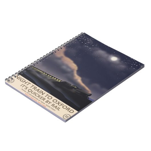 オックスフォード行きの夜行列車 ノートブック (左側)