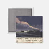 オックスフォード行き夜行列車 マグネット (正面/裏面)