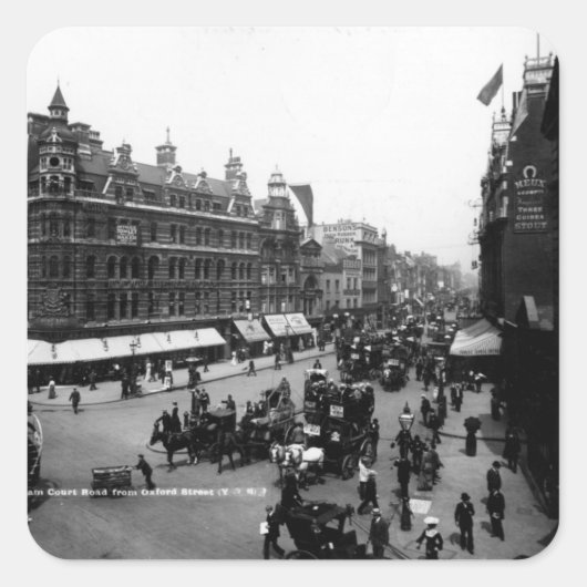 オックスフォード通りのトットナム・コート・ロード スクエアシール (正面)