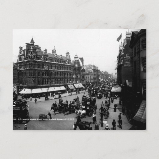 オックスフォード通りのトットナム・コート・ロード ポストカード (正面)