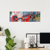 オックスフォード通り – クイーンディモンドジュビリーポスター ポスター (ホームオフィス)