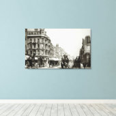 オックスフォード通り、ロンドンを見下ろす(写真付き) キャンバスプリント (インサイチュ (ウッドフロア))