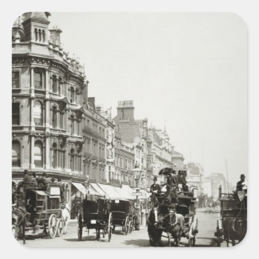 オックスフォード通り、ロンドンを見下ろす（写真付き） スクエアシール (正面)