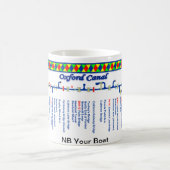 オックスフォード運河のルートマップ(4)の1 マグカップ (中央)