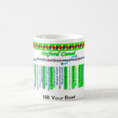 オックスフォード運河のルートマップ(4)の4 マグカップ (中央)