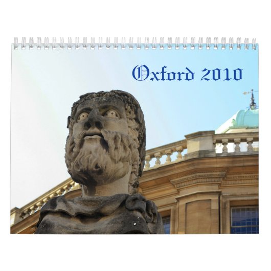 オックスフォード、イギリス2010年 カレンダー (カバー)