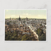 オックスフォード、イギリス - ジェネラルビューとハイストリート ポストカード (正面)