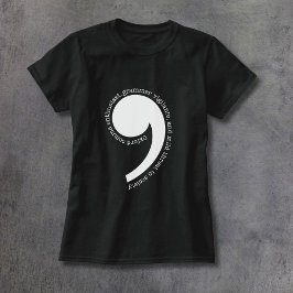 オックスフォード・コンマ好き Tシャツ