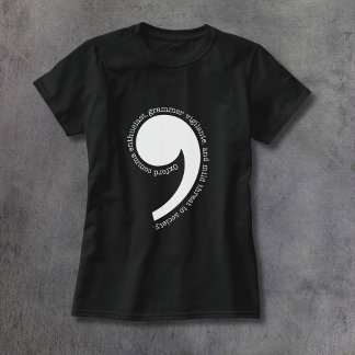 オックスフォード・コンマ好き Tシャツ