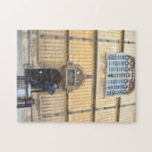 オックスフォード・ボーデリア図書室の入り口,オックスフォード,イングランド。 ジグソーパズル (横)