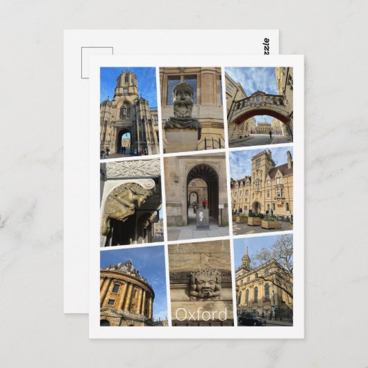 オックスフォード ポストカード (正面/裏面)