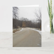 「オックスフォード・ミル遺跡への道」クリスマスカード