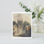 オックスフォード、Magpie Lane、ヒストルのイラストレーション ポストカード (スタンド正面)