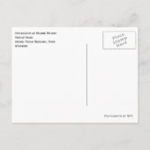 オックスボウベンド、山モランリフレクショングランドテトンNP ポストカード (裏面)