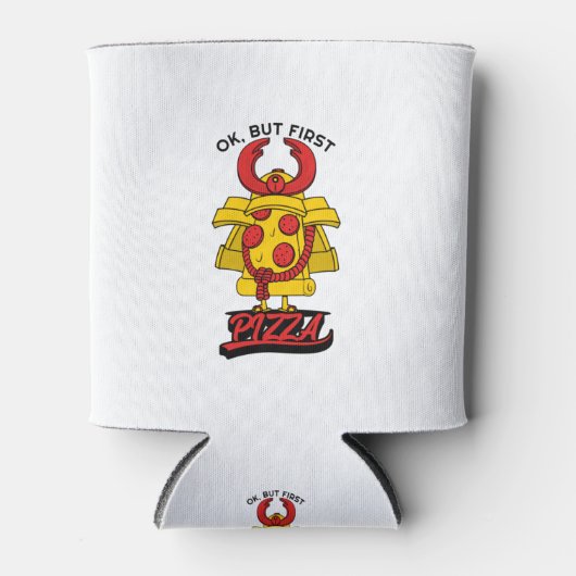 オッケー、でもまずはピザ 缶クーラー (正面)