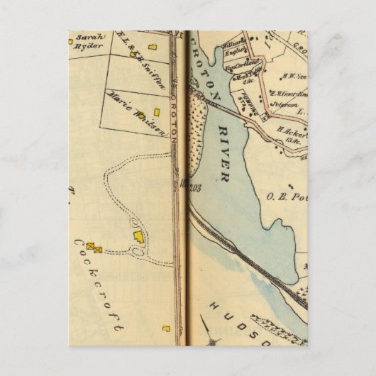 オッシニング、ニューヨーク2 ポストカード (正面)