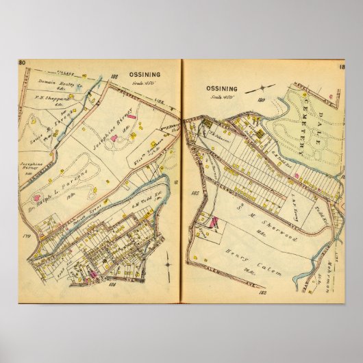 オッシニング、ニューヨーク3 ポスター (正面)