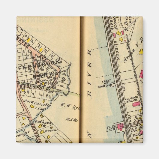 オッシニング、ニューヨーク3 マグネット (正面)