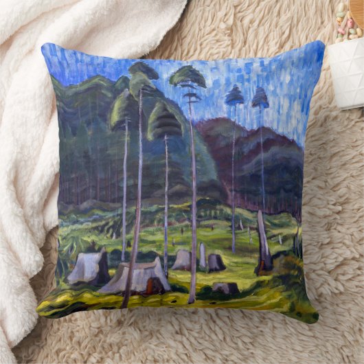 オッズとエンド | Emily Carr | クッション (ブランケット)