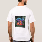 オッズに打ち勝て - 勇敢な精神のTシャツ Tシャツ (裏面)