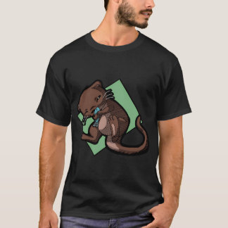 オッタは魚が好き Tシャツ