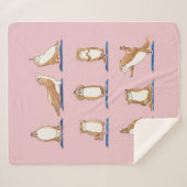 オッタヨガ水彩画 シェルパブランケット (正面(横))