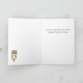 オッターおもしろいアニマルプン父のデイカード カード (内部)