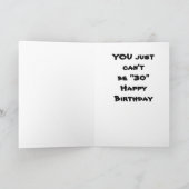 オッターさんは40歳の誕生日を迎えて嬉しい カード (内部)