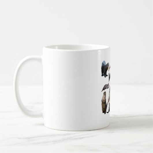 オッターの方へ行く コーヒーマグカップ (左)