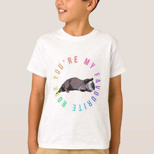 オッターの方へ行く Tシャツ (正面)