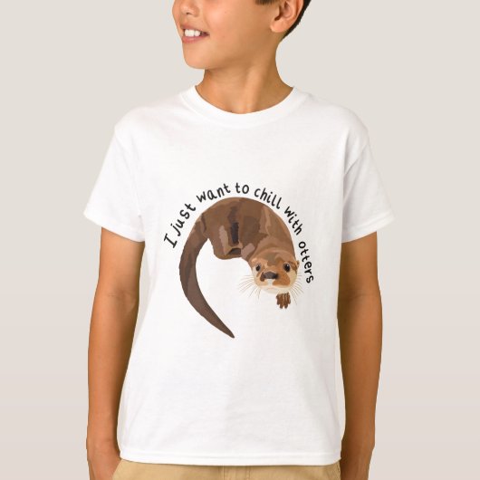オッターの方へ行く Tシャツ (正面)