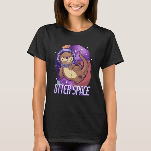 オッターオッター宇宙オッター Tシャツ (正面)
