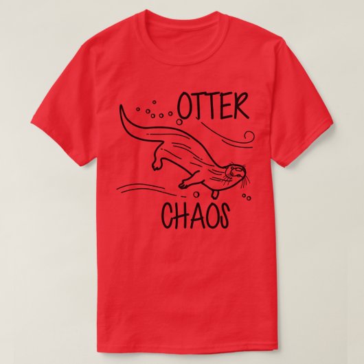 オッターカオス Tシャツ (デザイン正面)