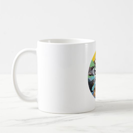 オッターキーパーの人だ コーヒーマグカップ (左)
