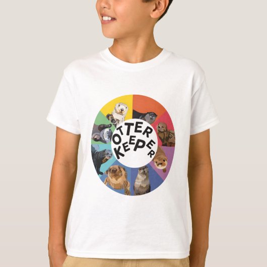 オッターキーパーの人だ Tシャツ (正面)