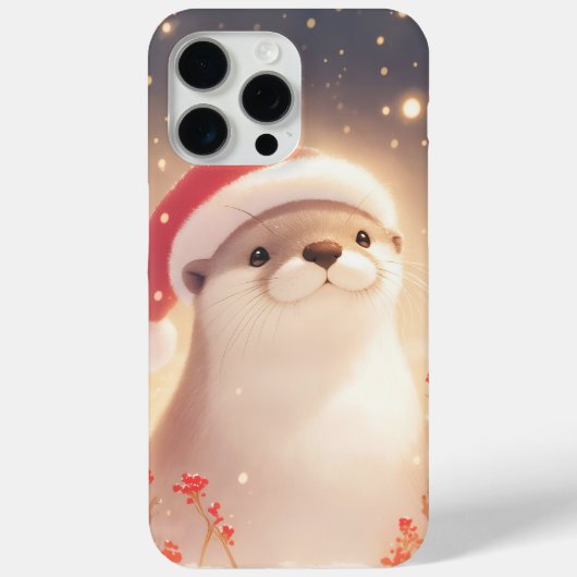 オッターコージークリスマスイブ Case-Mate iPhoneケース (裏面)