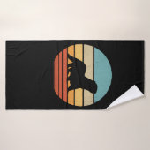 オッタースタイル60s 70s男性女性動物プルオーバー バスタオル (バスタオル)